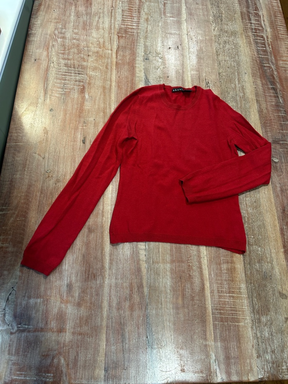Vintage Cranberry Absolu Crew Neck Sweater